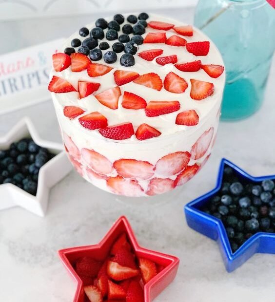 Simple Patriotic Trifle Recipe